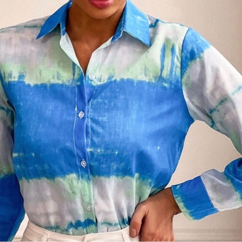NEW-Tie Dye Shirt Size L.